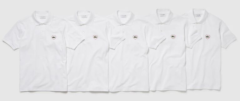  L.12.12 Polo Merci An exclusive, limited-edition polo shirt to thank all the volunteers who work for the International Federation of Red Cross and Red Crescent Societies (IFRC).