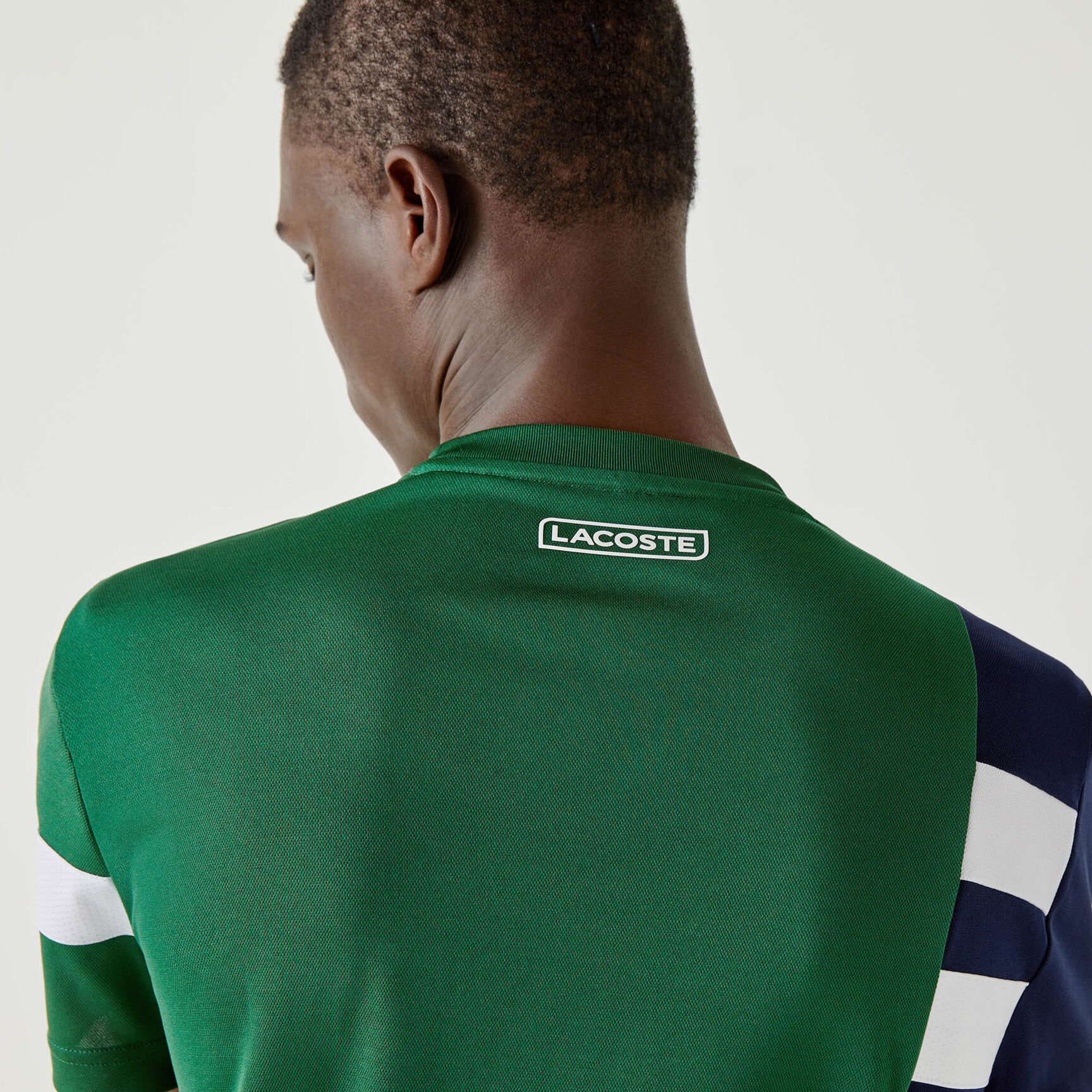 Men's Lacoste SPORT Colourblock Breathable Piqu&eacute; Tennis T-shirt