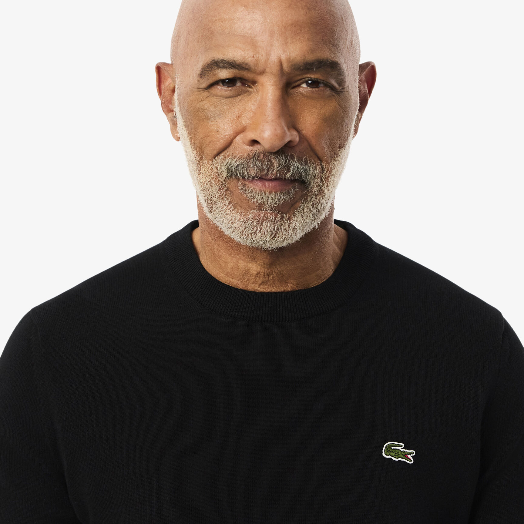 Monochrome Crew Neck Cotton Sweater 