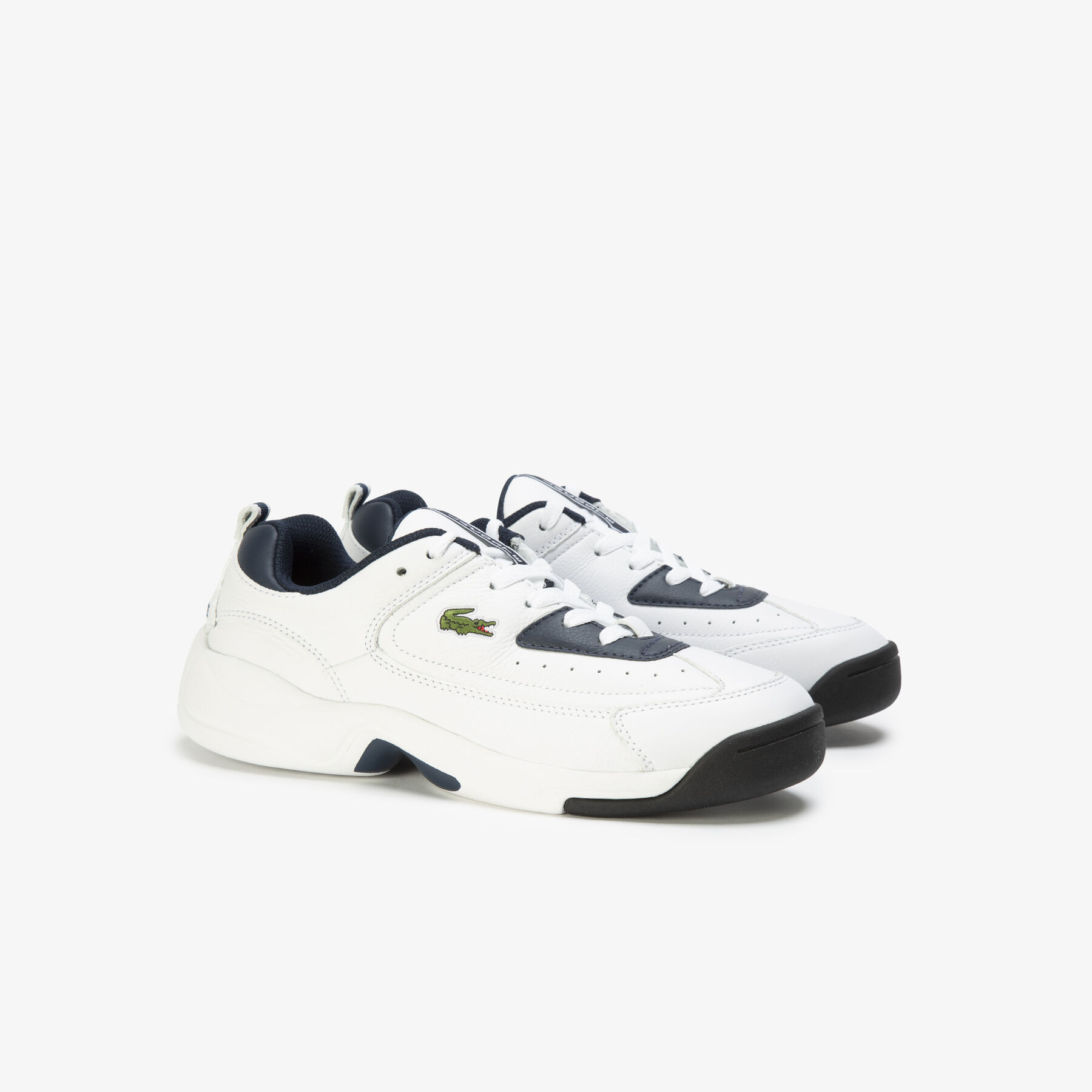 lacoste men s v ultra og leather sneakers