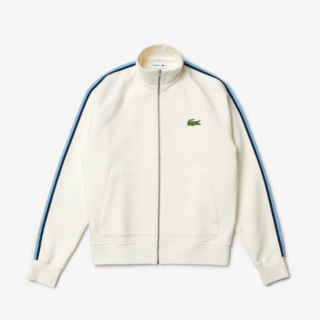 Unisex High Neck Organic Cotton Zip Sweatshirt