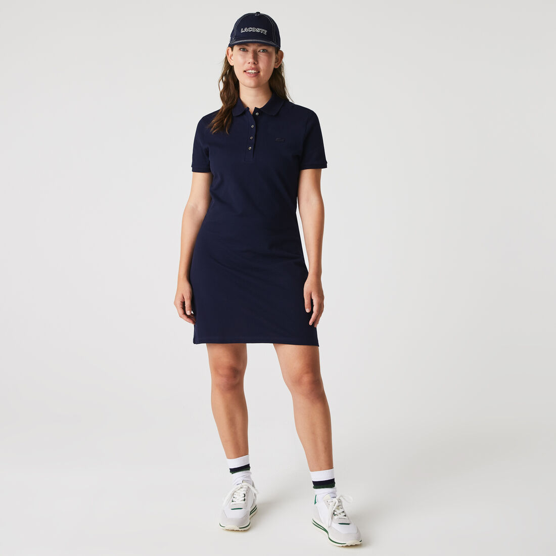 Slim Fit Stretch Petit Pique Polo Dress Slim Fit Stretch Petit Pique Polo Dress