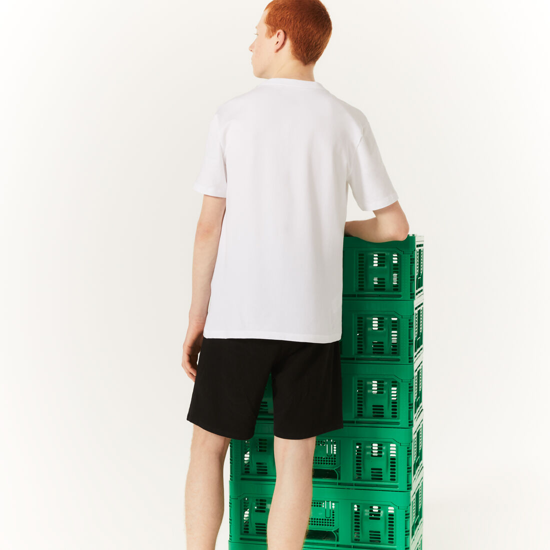 Men's Lacoste x Minecraft Stretch Organic Cotton Short Pajamas Men's Lacoste x Minecraft Stretch Organic Cotton Short Pajamas