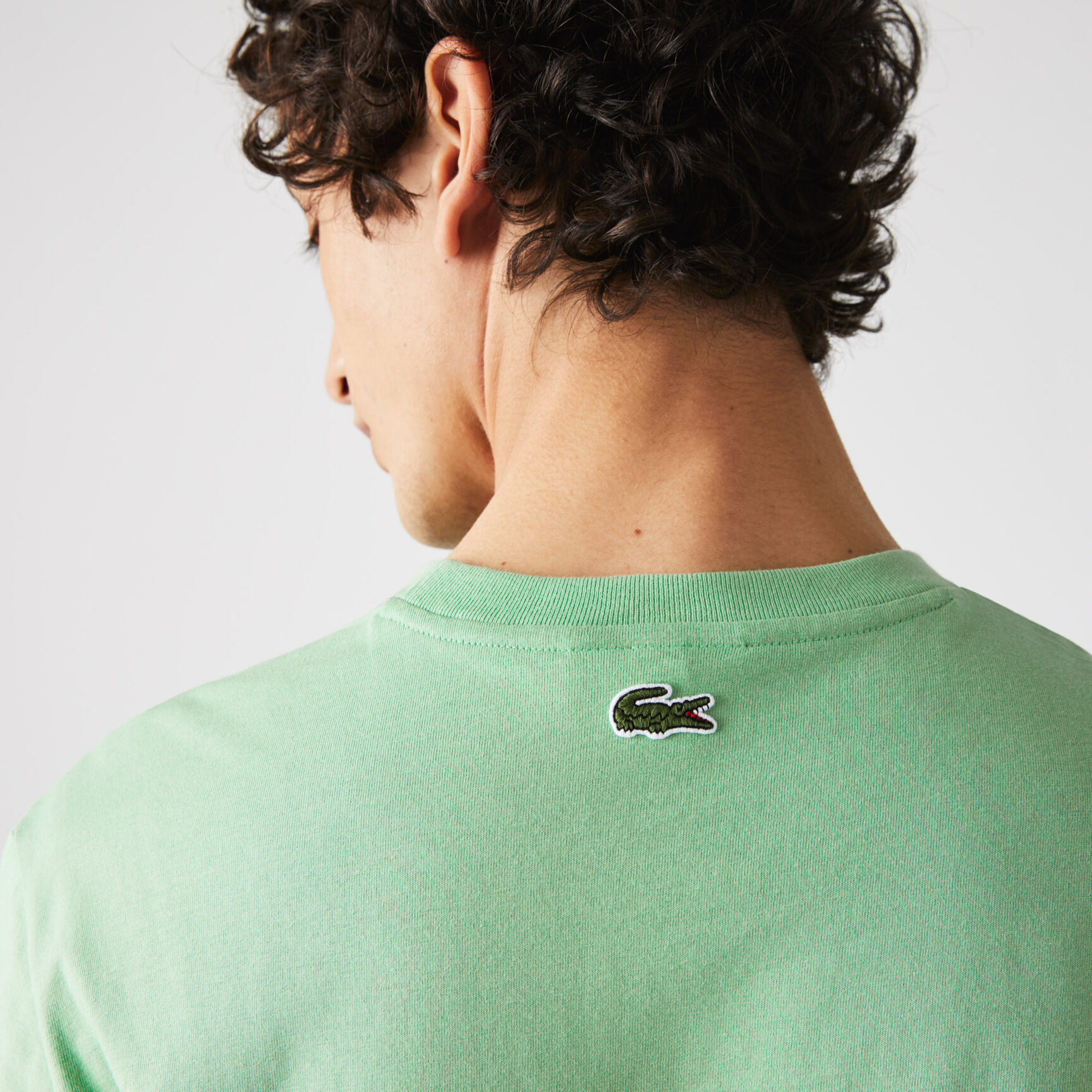 Men&rsquo;s Crew Neck Print Lettering Cotton T-shirt