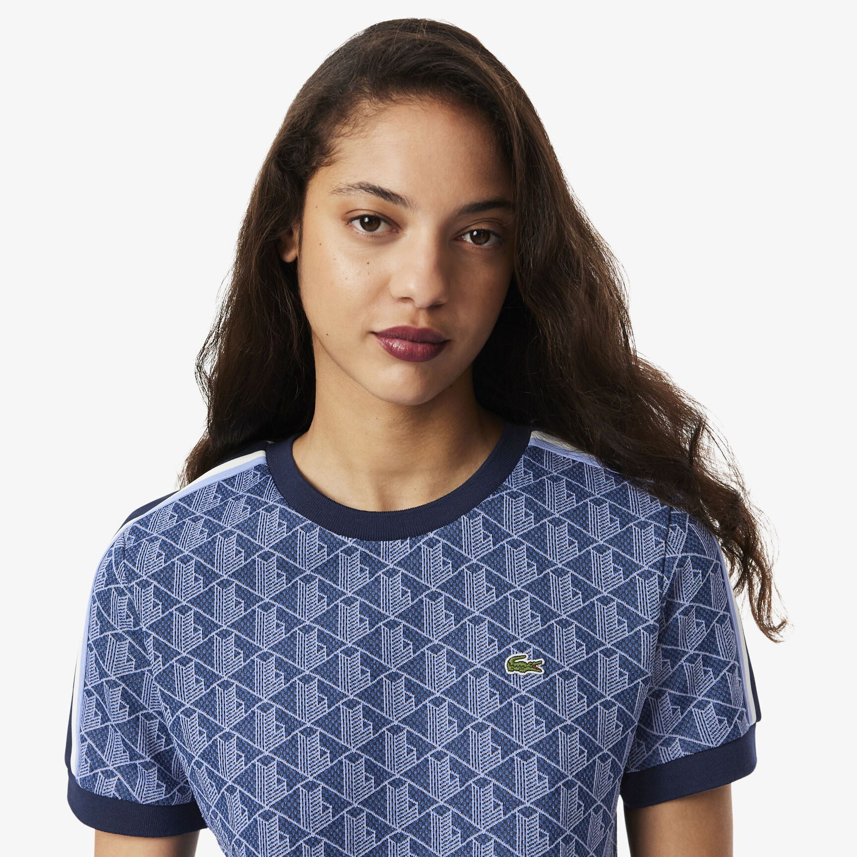 Slim Fit Monogram Jacquard T-shirt