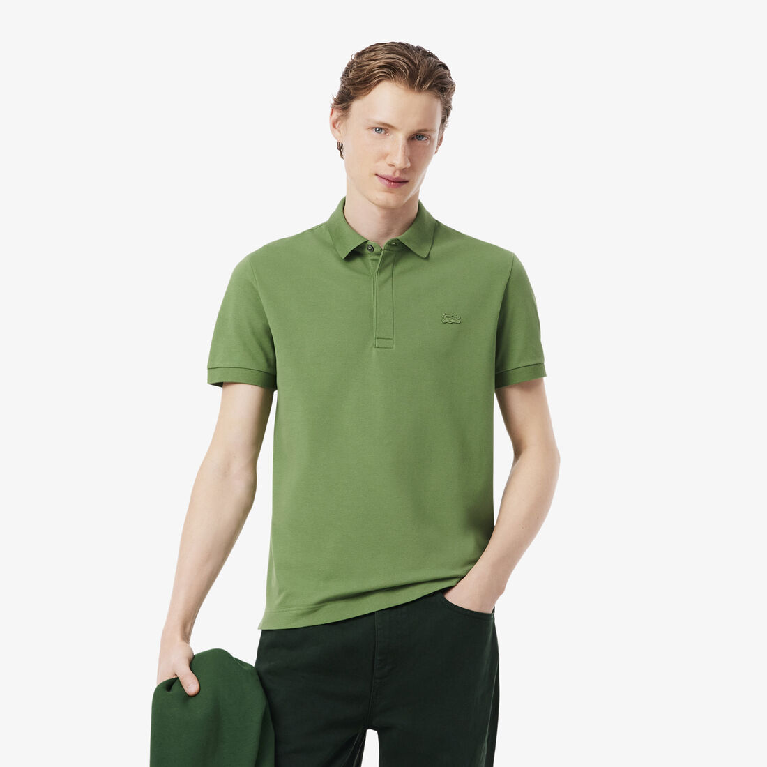 Regular Fit Paris Stretch Pique Polo Shirt
