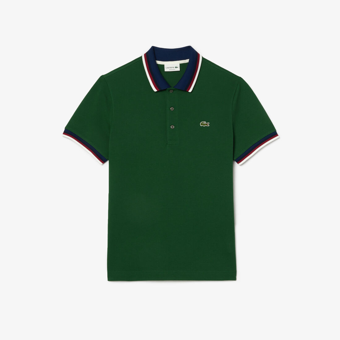 Regular Fit Contrast Collar Polo Shirt