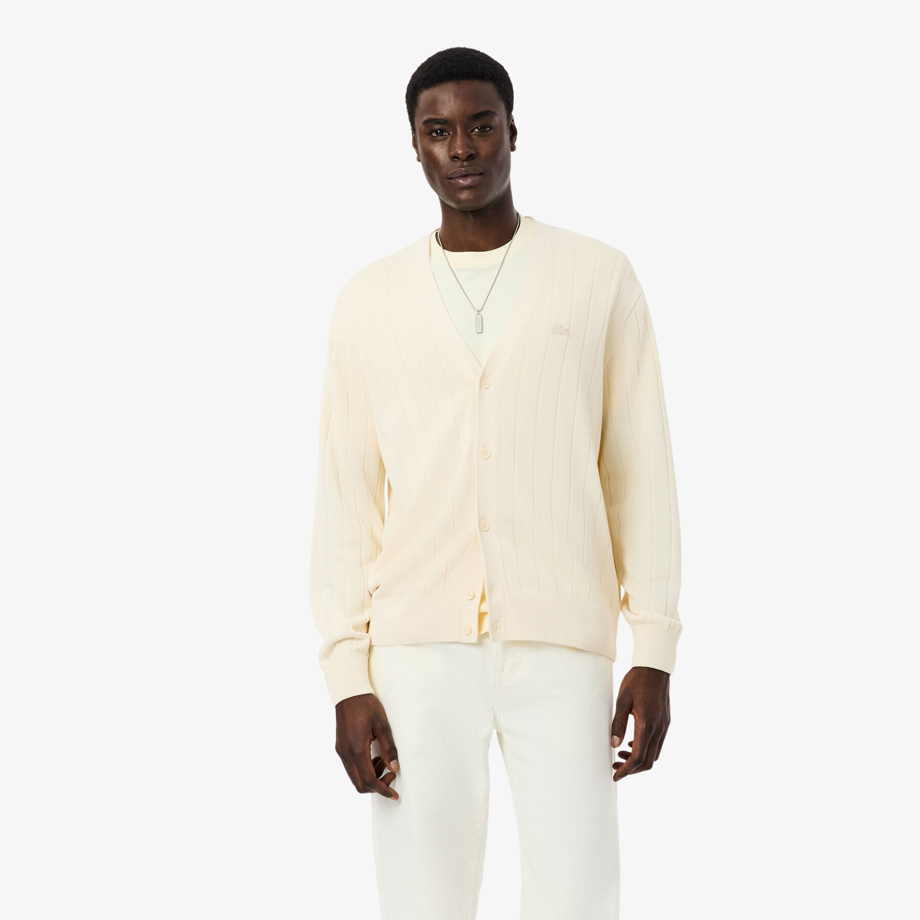كارديجان من مزيج القطن المحبوك كارديجان من مزيج القطن المحبوك