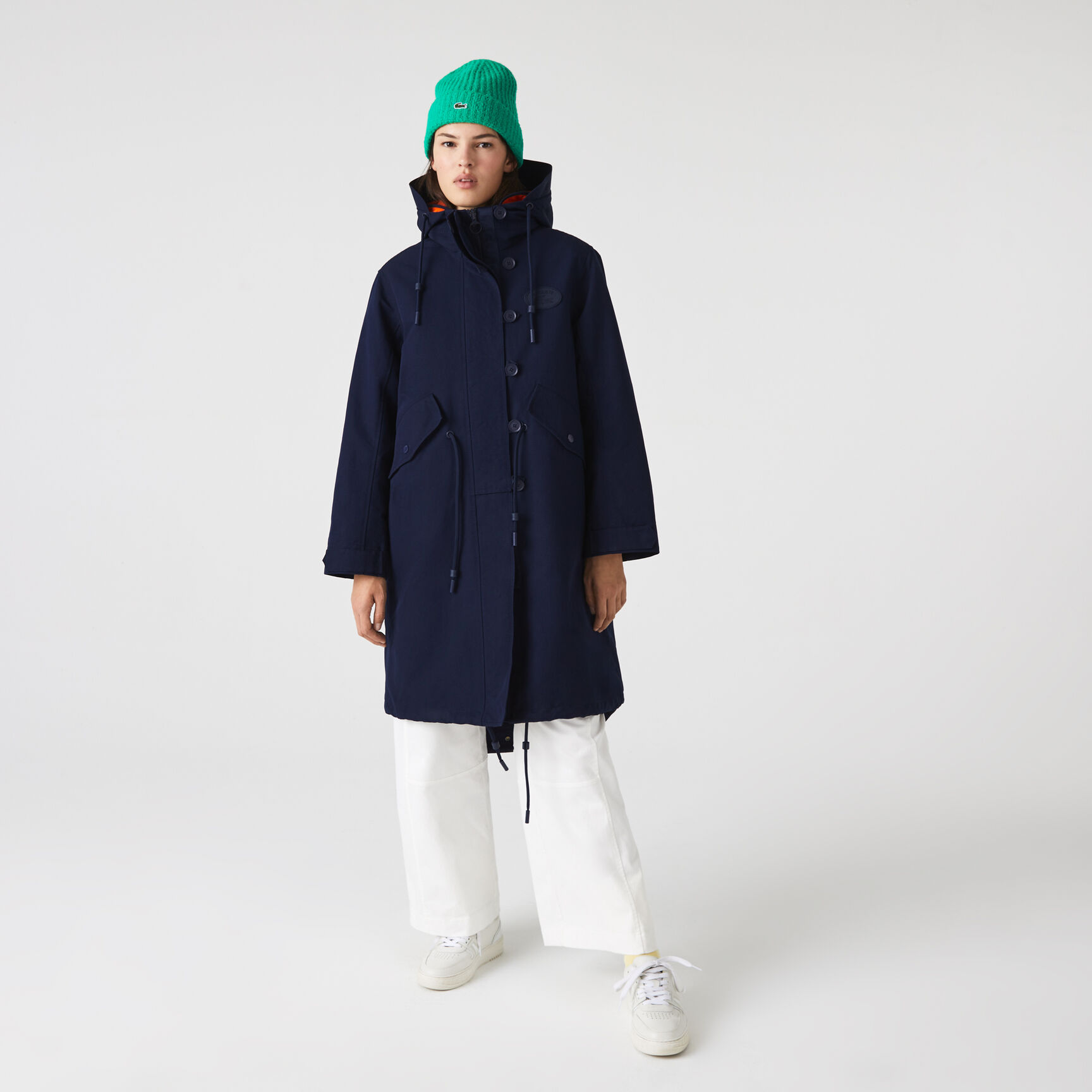 Women's Lacoste Padded Jacket Water-Repellent 3-In-1 Parka