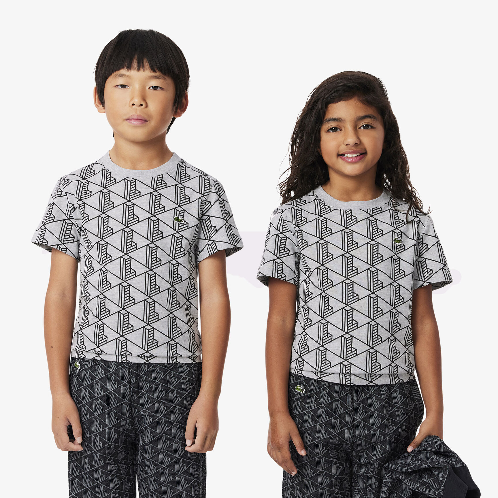 Monogram Print Cotton T-shirt