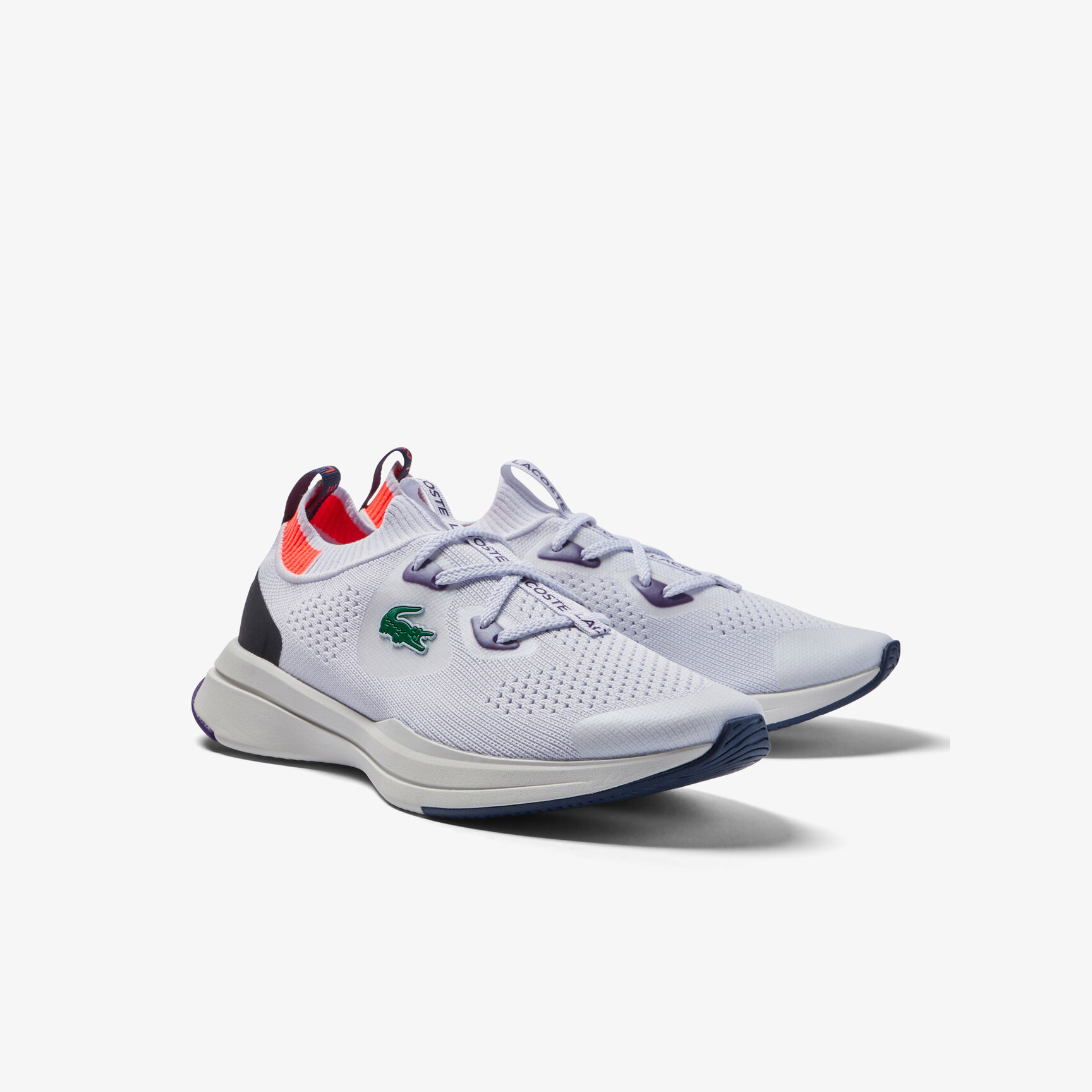 Women's Lacoste Run Spin Knit Textile Sneakers