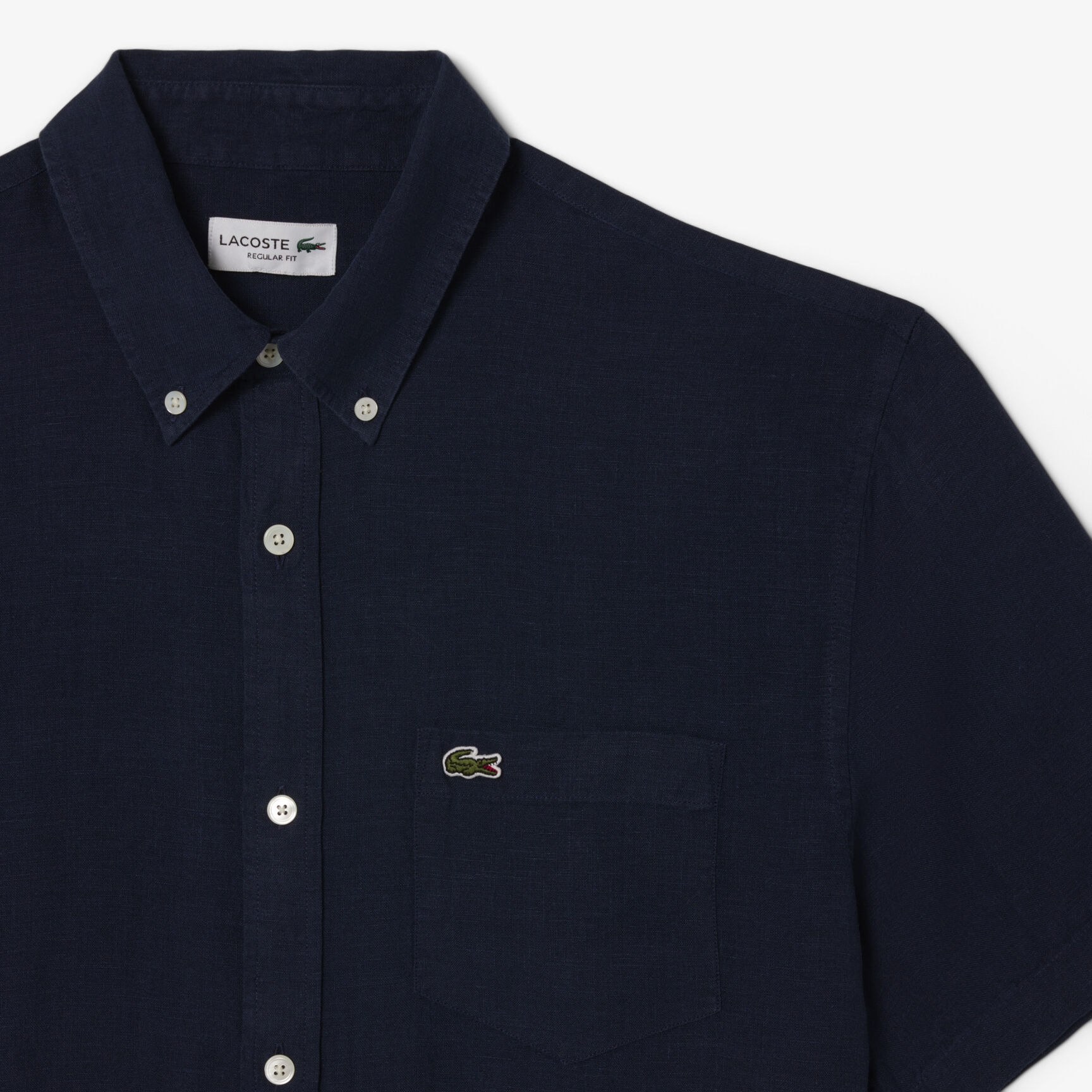 Short Sleeved Linen Shirt