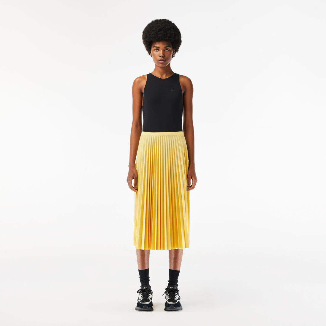 Women's Elasticised Waist Flowing Pleated Skirt