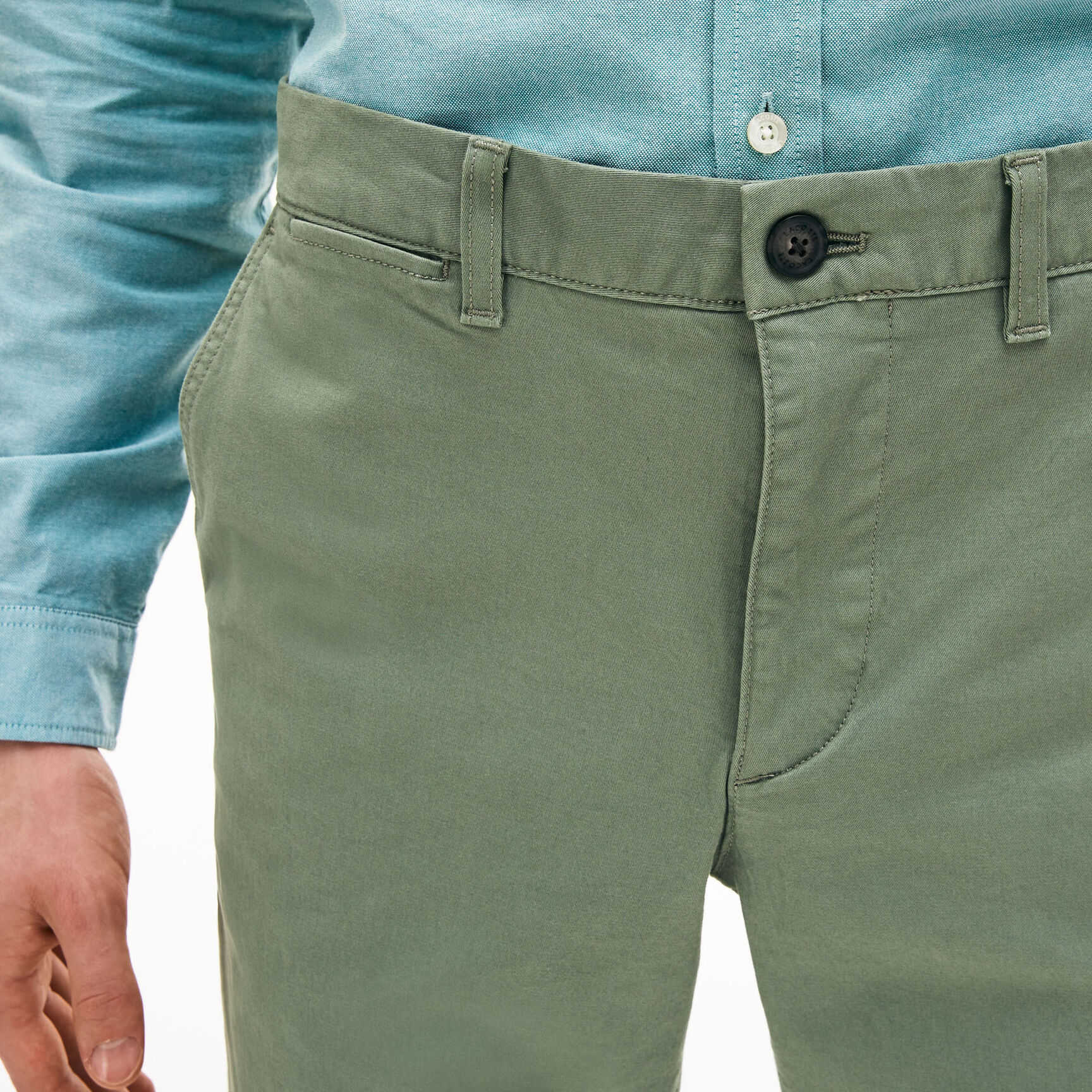 بنطال التشينو من الجبردين المرن بقصة ضيقة للرجال