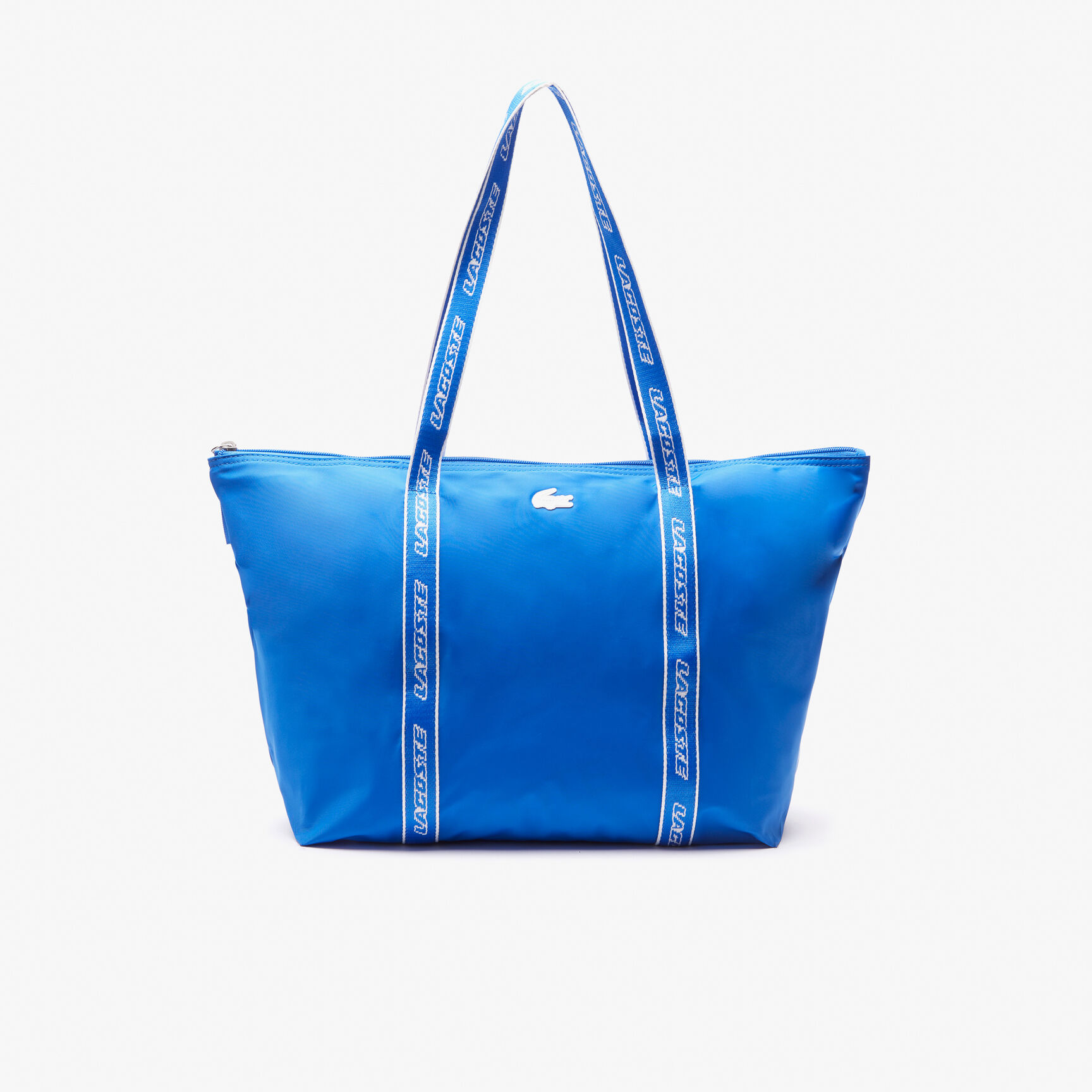 Women's Lacoste Color-Block Branded Handle Shopping Bag