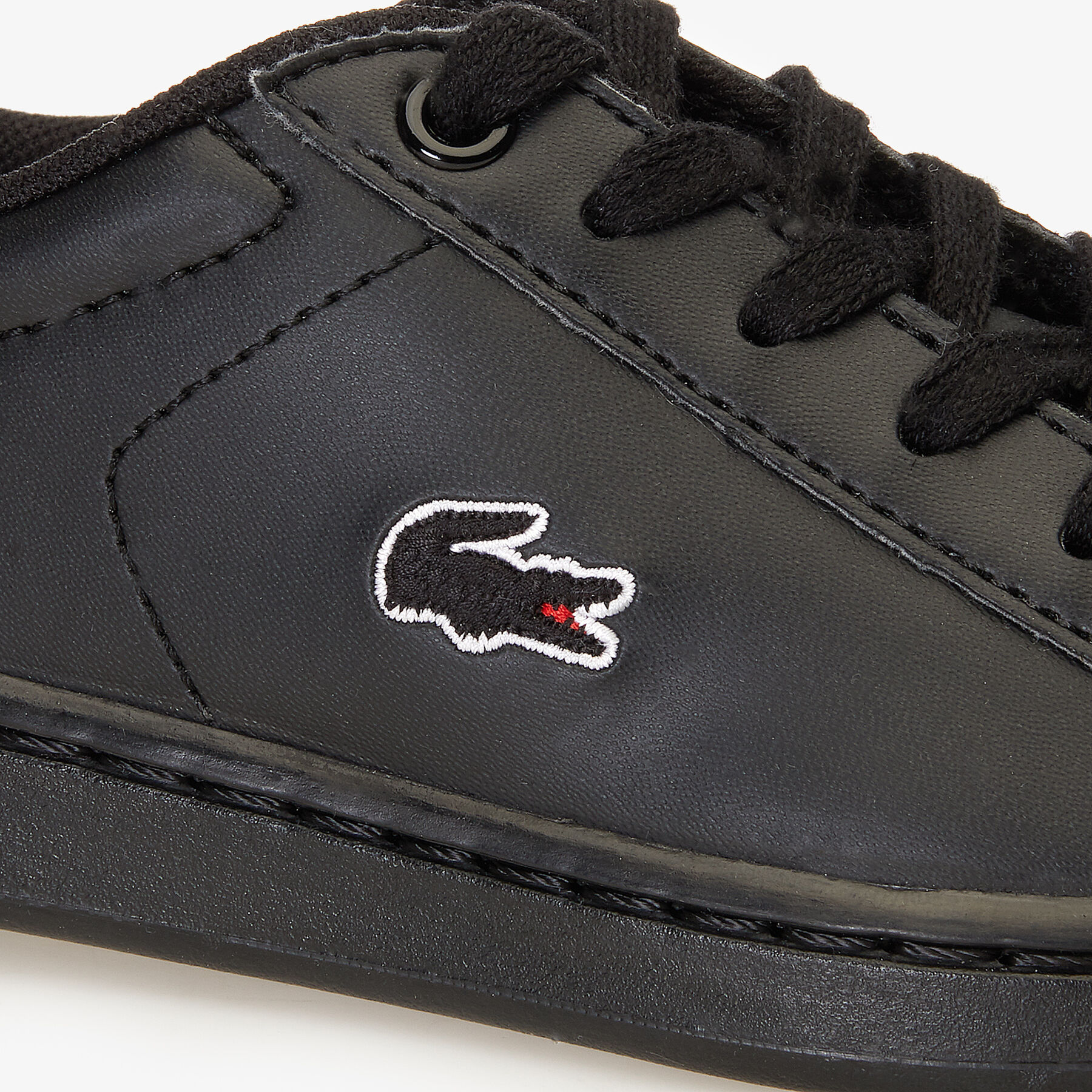 Children's Carnaby Evo Lace-up Mesh-lined Synthetic Trainers lacoste children s carnaby evo lace up mesh lined synthetic trainers