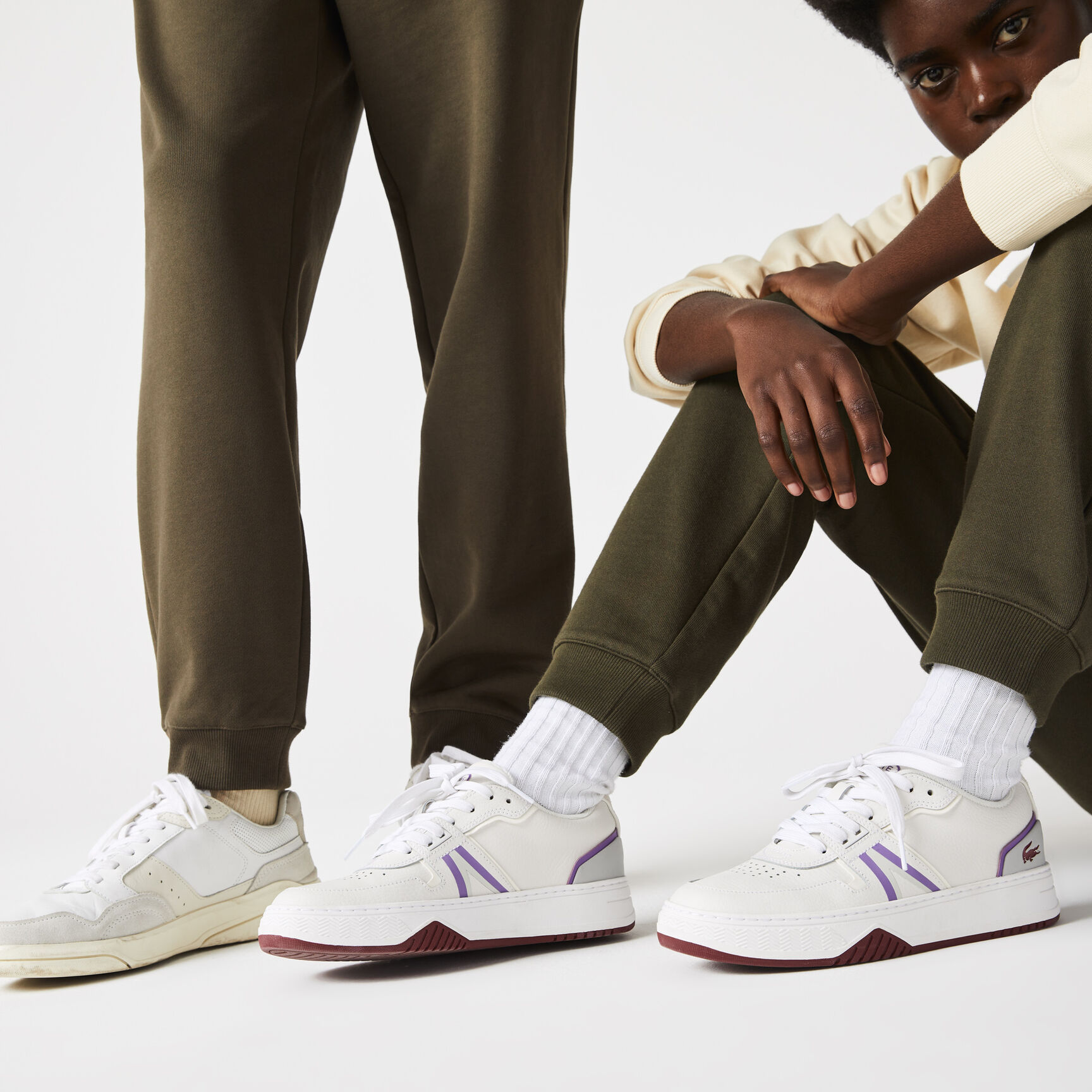 بنطلون رياضي صوف من القطن العضوي للجنسين بنطلون رياضي صوف من القطن العضوي للجنسين