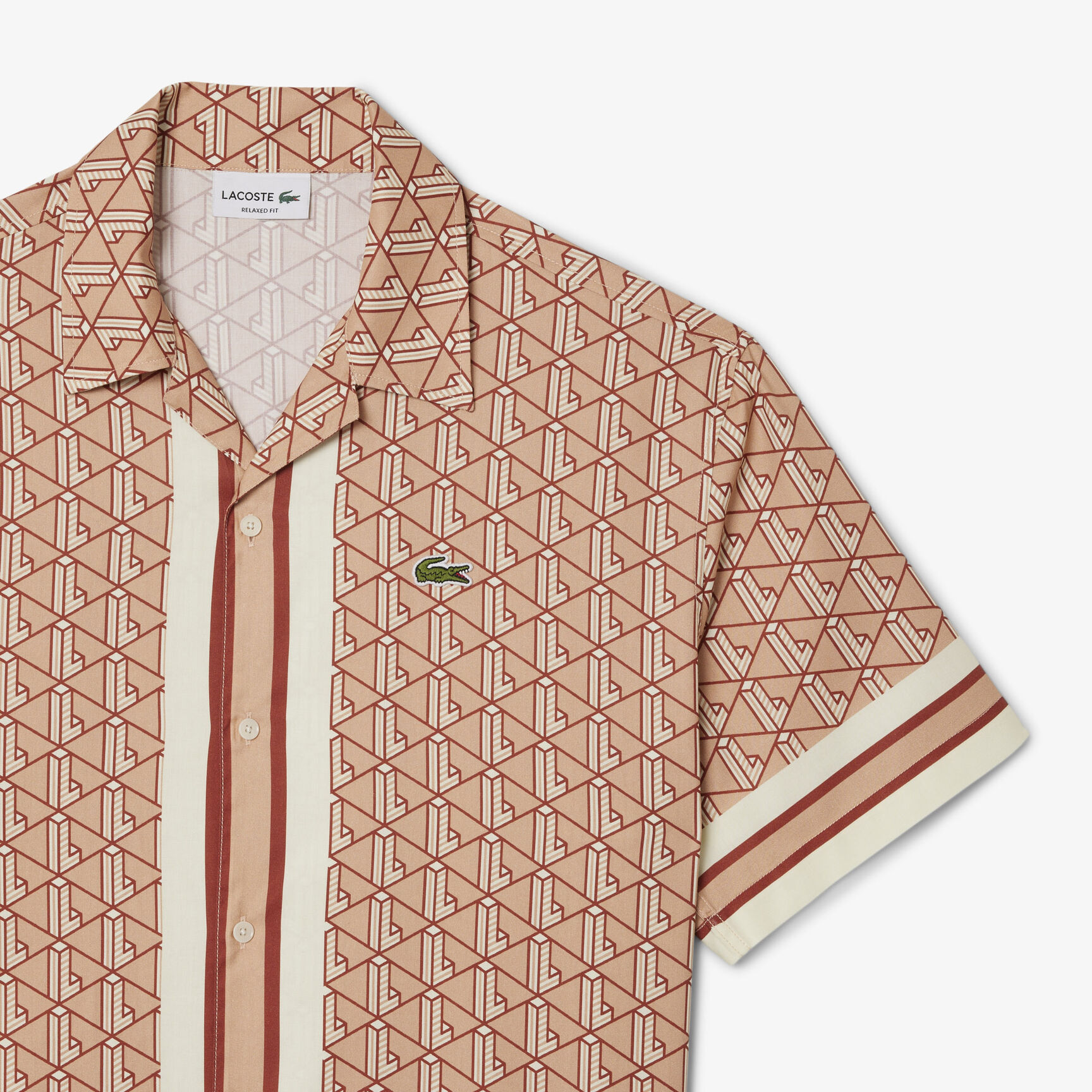 Straight Cut Monogram Shirt Straight Cut Monogram Shirt