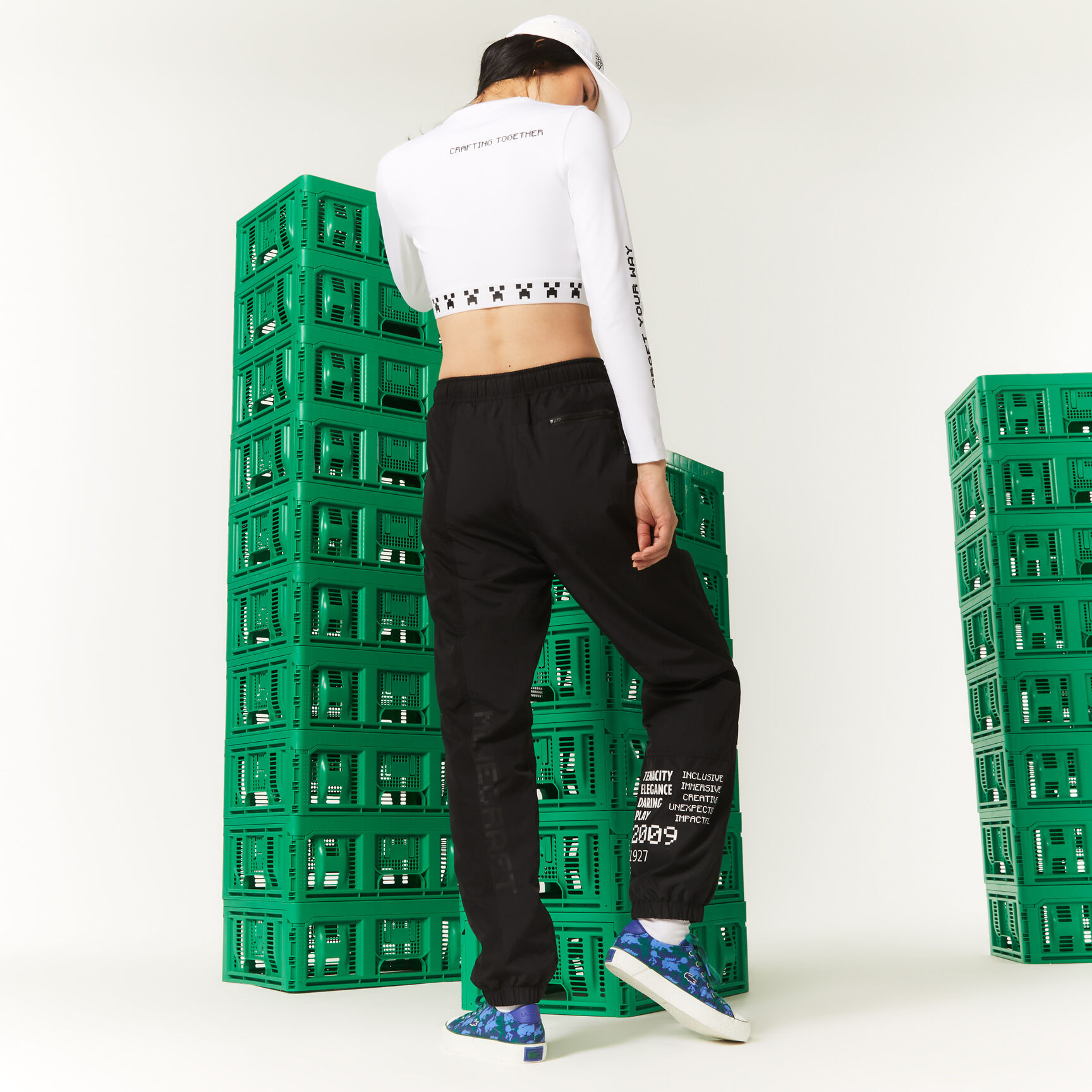 Unisex Lacoste L!VE x Minecraft Nylon Tracktrousers