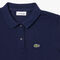 Scalloped Collar Mini Pique Polo Shirt