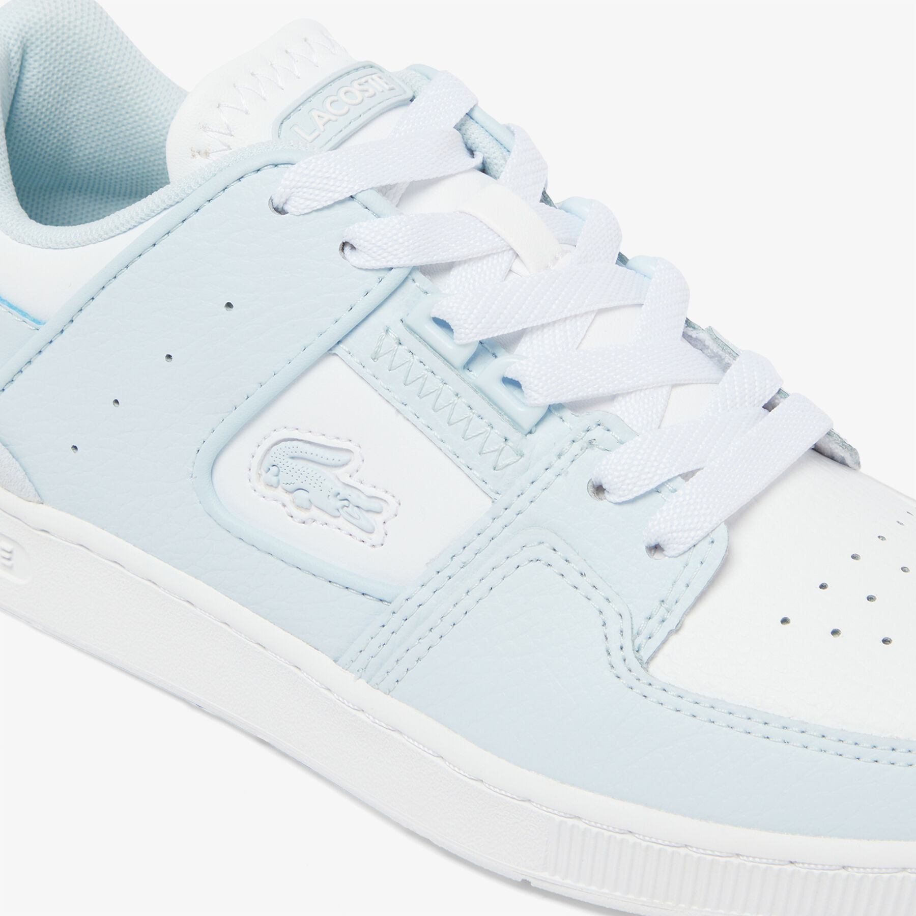 lacoste women s court cage leather sneakers