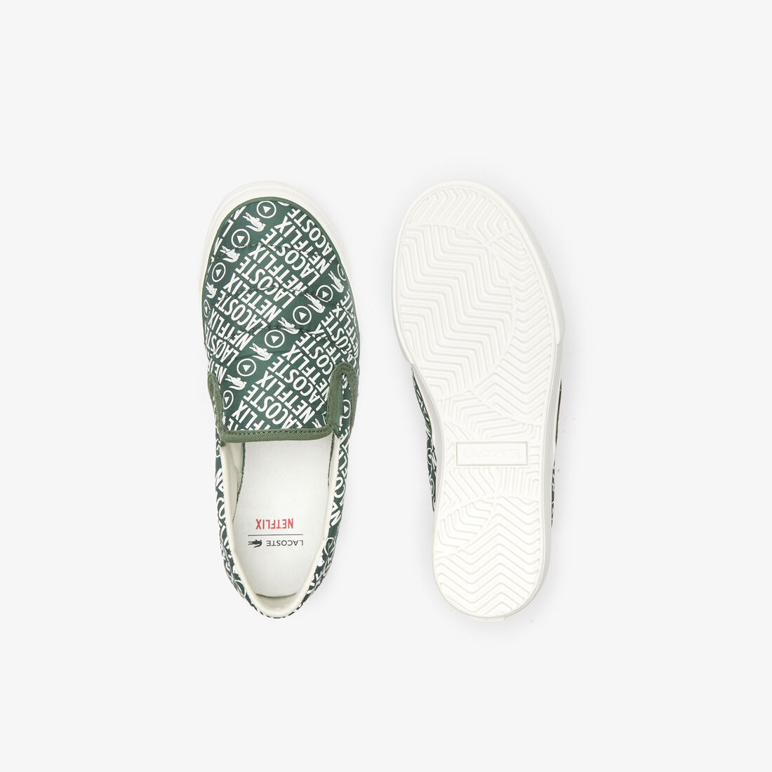 Children's Lacoste x Netflix Jump Server Slip Textile Slip On Children's Lacoste x Netflix Jump Server Slip Textile Slip On