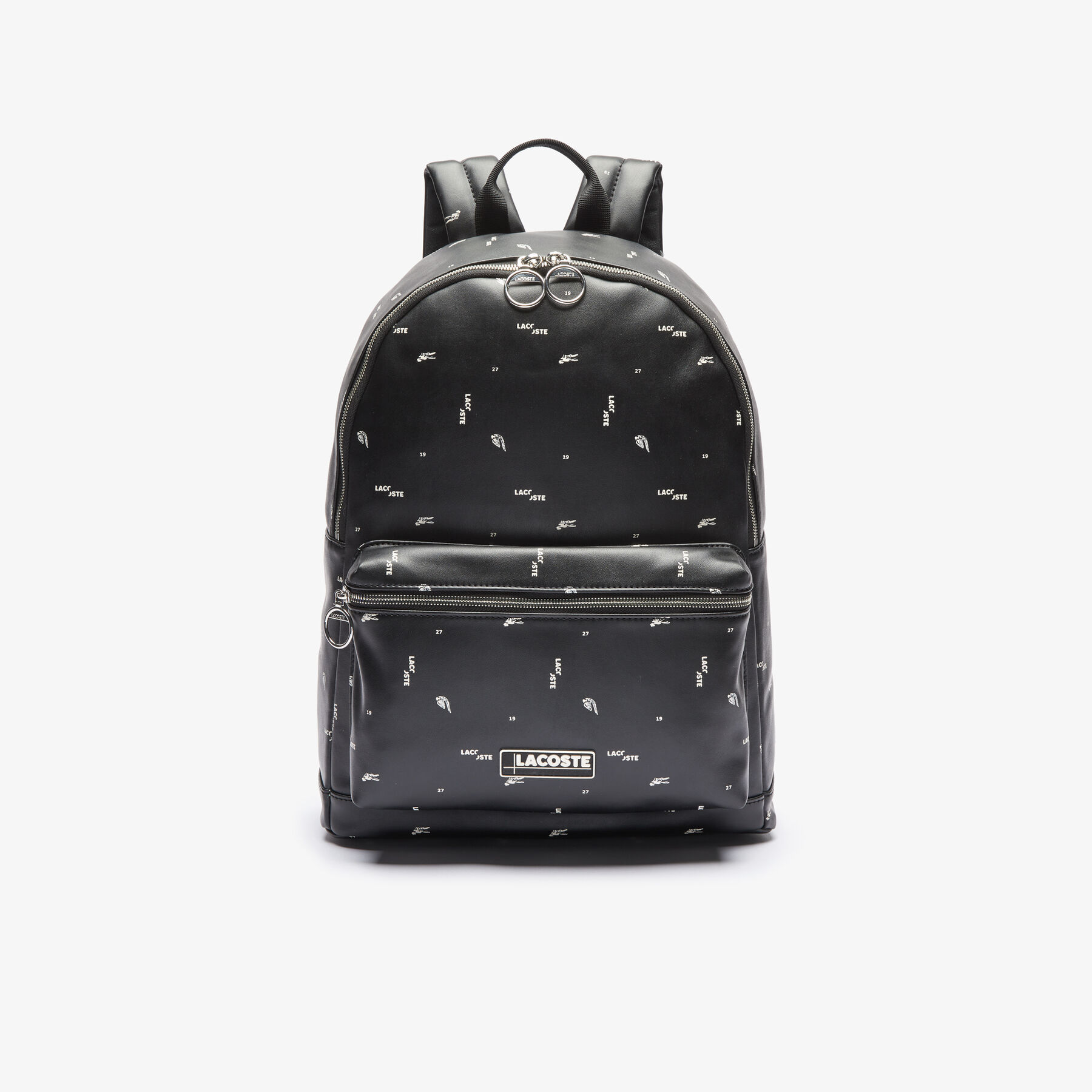 Men's LCST Printed Coated Canvas Backpack lacoste men s lcst printed coated canvas backpack