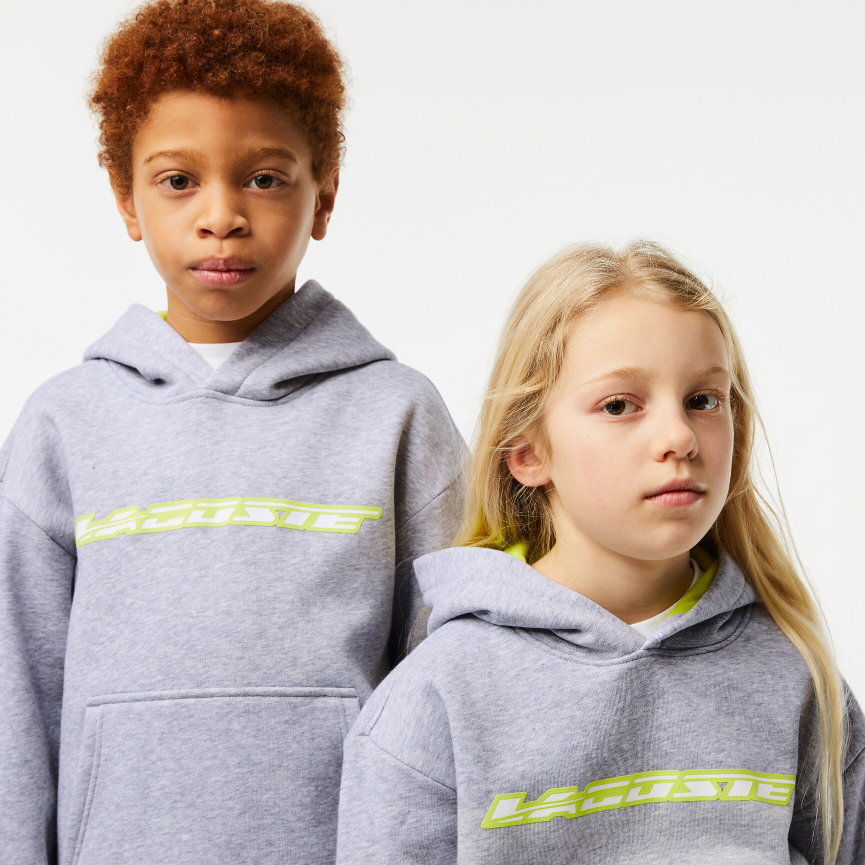 Kids’ Lacoste Hoodie with Contrast Branding Kids’ Lacoste Hoodie with Contrast Branding