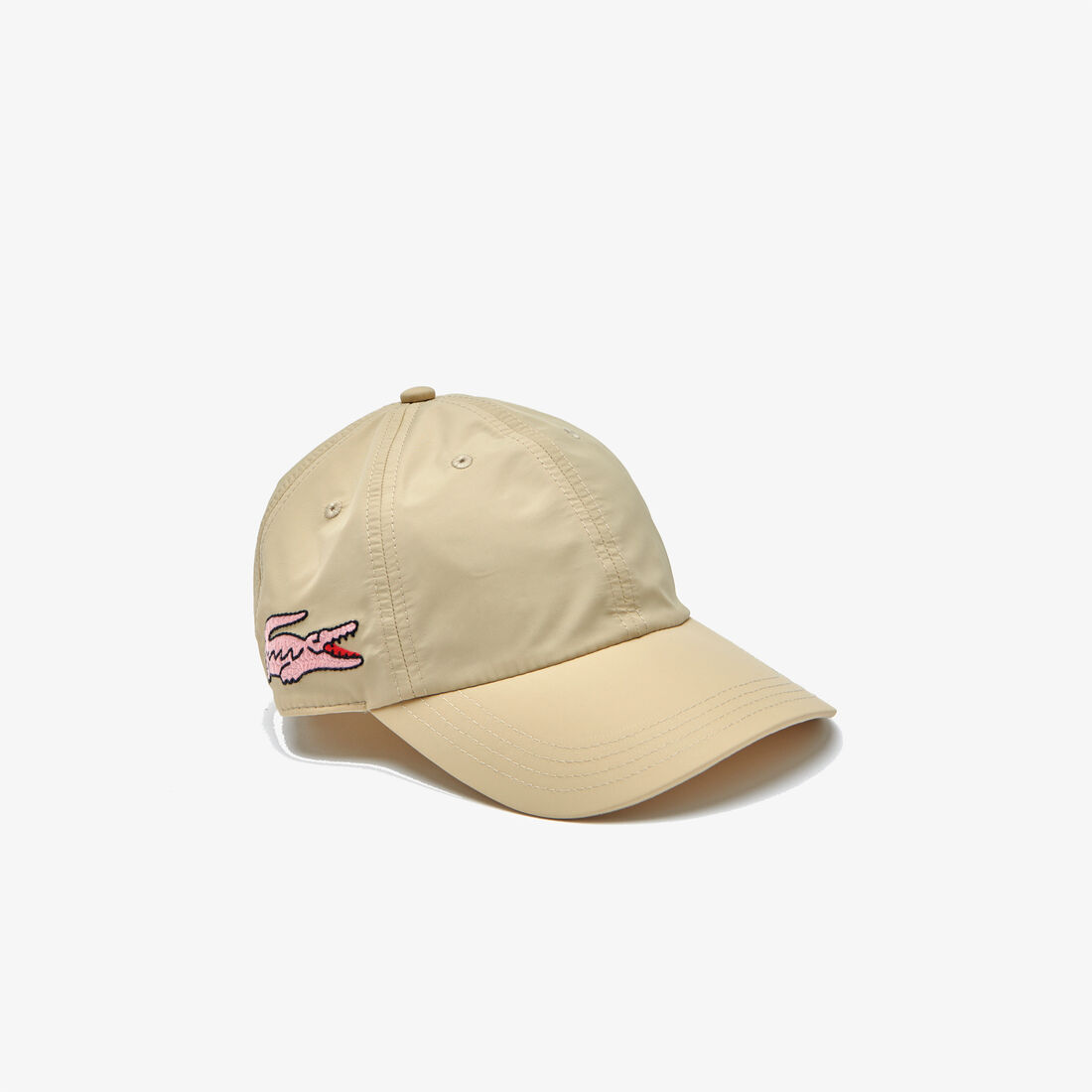 Women's Oversized Embroidered Crocodile Lightweight Nylon Cap Women's Oversized Embroidered Crocodile Lightweight Nylon Cap