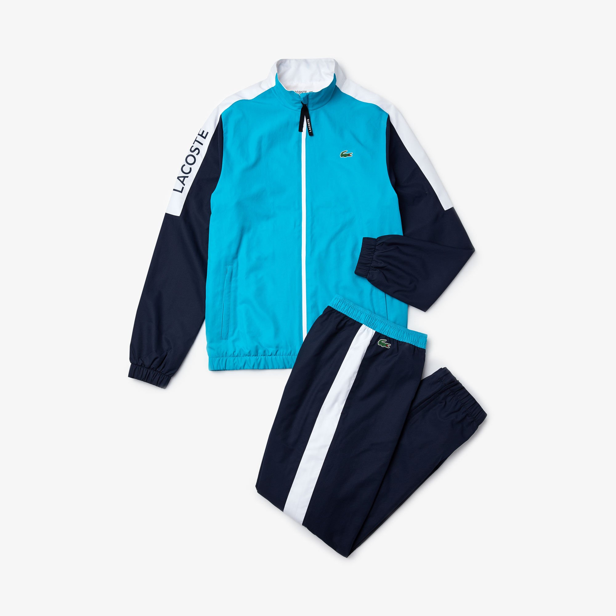بذلة رياضية خفيفة بألوان متعددة للرجال من مجموعة Lacoste SPORT بذلة رياضية خفيفة بألوان متعددة للرجال من مجموعة Lacoste SPORT