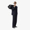 lacoste straight fit felted wool pants