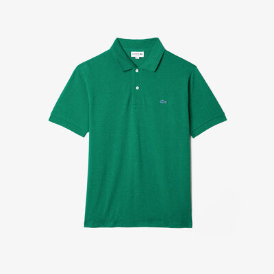 Men's Classic Fit Speckled Print Cotton Piqué Polo