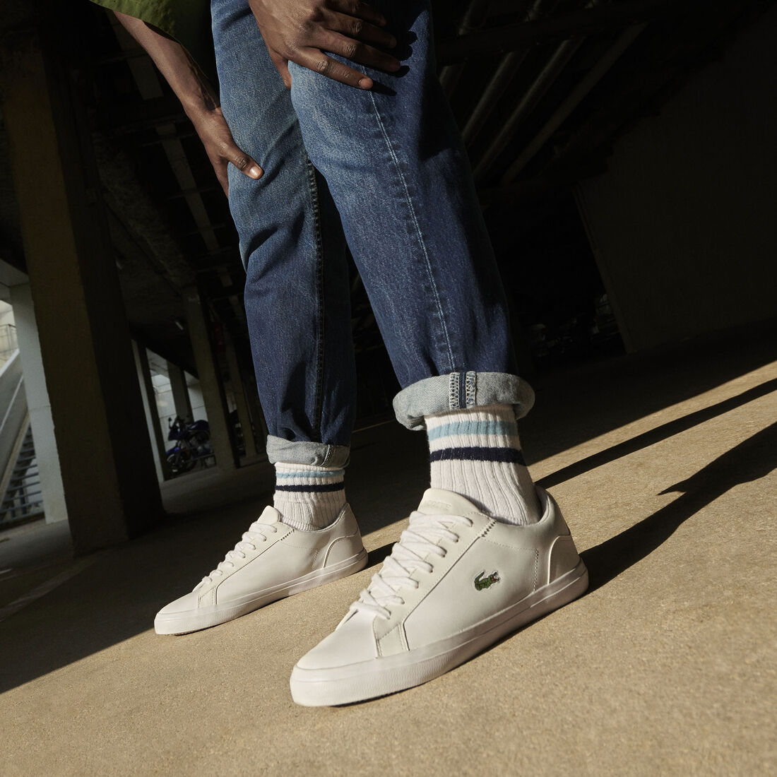 سنيكرز ليروند جلد للرجال سنيكرز ليروند جلد للرجال