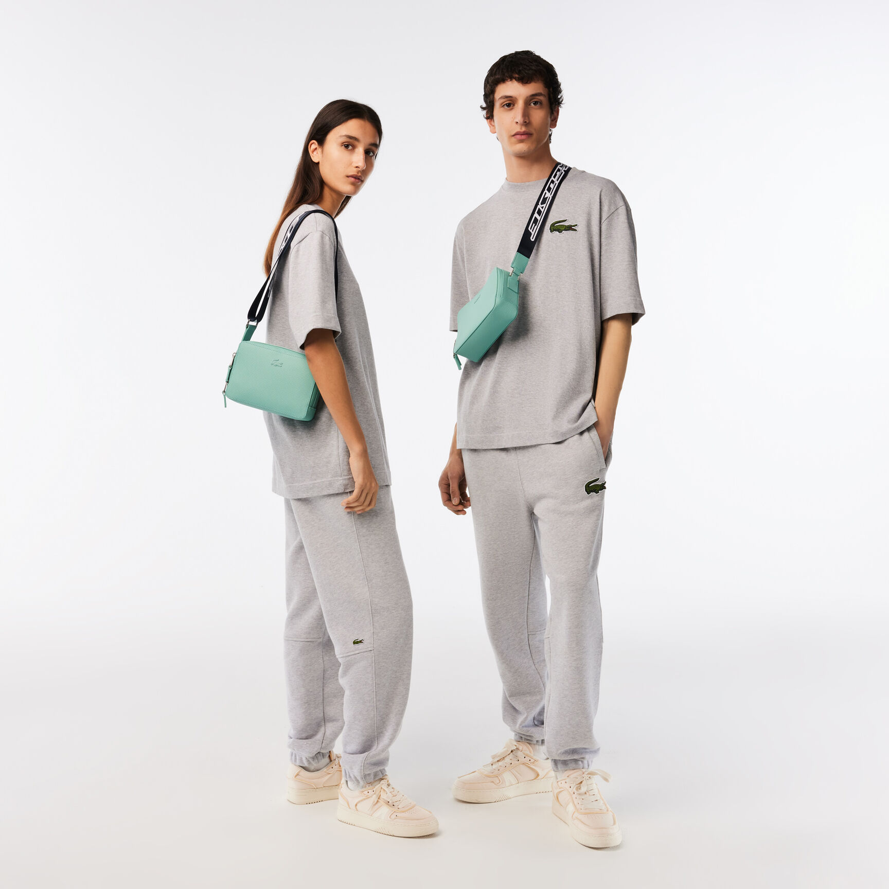 حقيبة لاكوست بحمالة بشعار الماركة للجنسين مجموعة Chantaco