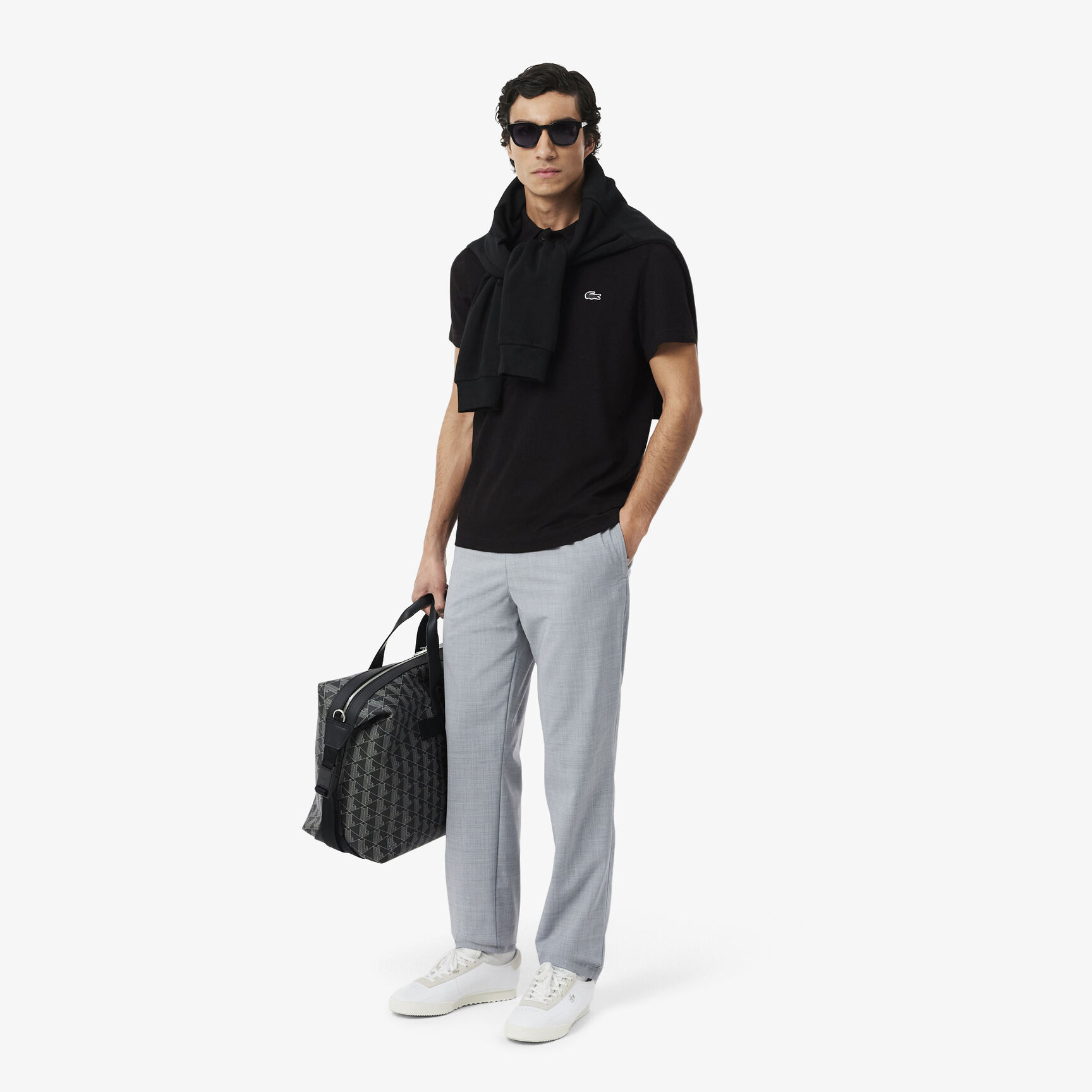 Regular Fit Cotton Blend Polo Shirt