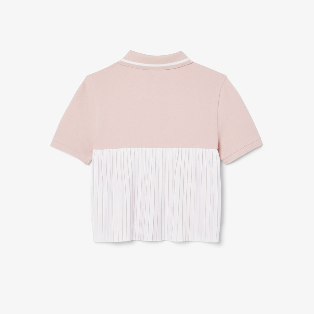 Pleat Back Petit Pique Polo Shirt Pleat Back Petit Pique Polo Shirt