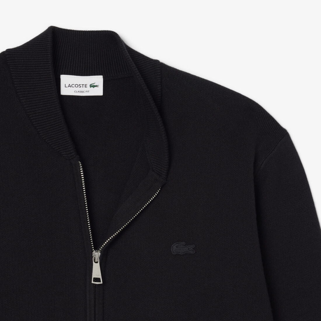 Cotton and Wool Knit Bomber Jacket Cotton and Wool Knit Bomber Jacket