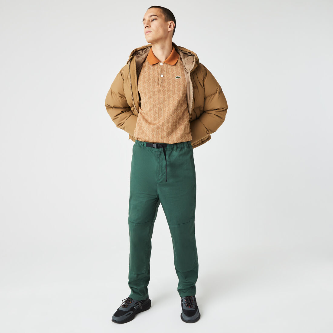 Men's Lacoste Organic Cotton Gabardine Chinos