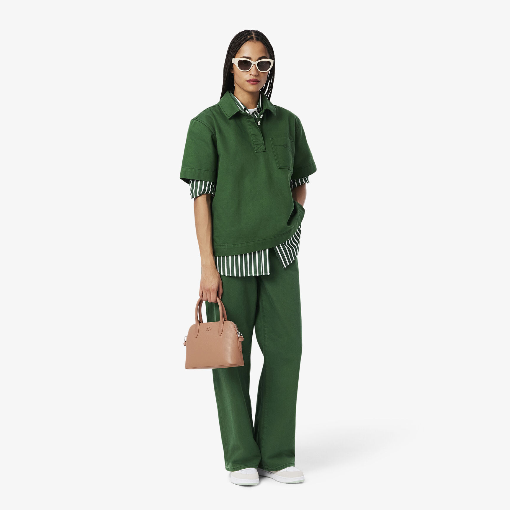 Small Pique Leather Chantaco Bugatti Bag