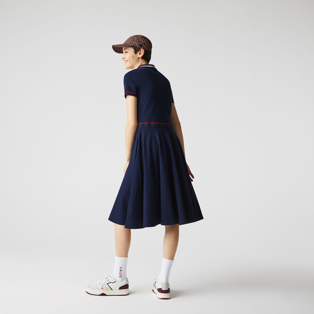 Women's Made in France Organic Cotton Petit Piqué Polo Dress Women's Made in France Organic Cotton Petit Piqué Polo Dress