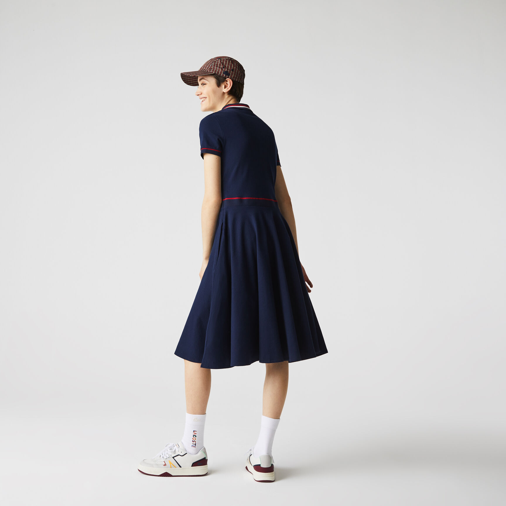 Women's Made in France Organic Cotton Petit Piqué Polo Dress Women's Made in France Organic Cotton Petit Piqué Polo Dress
