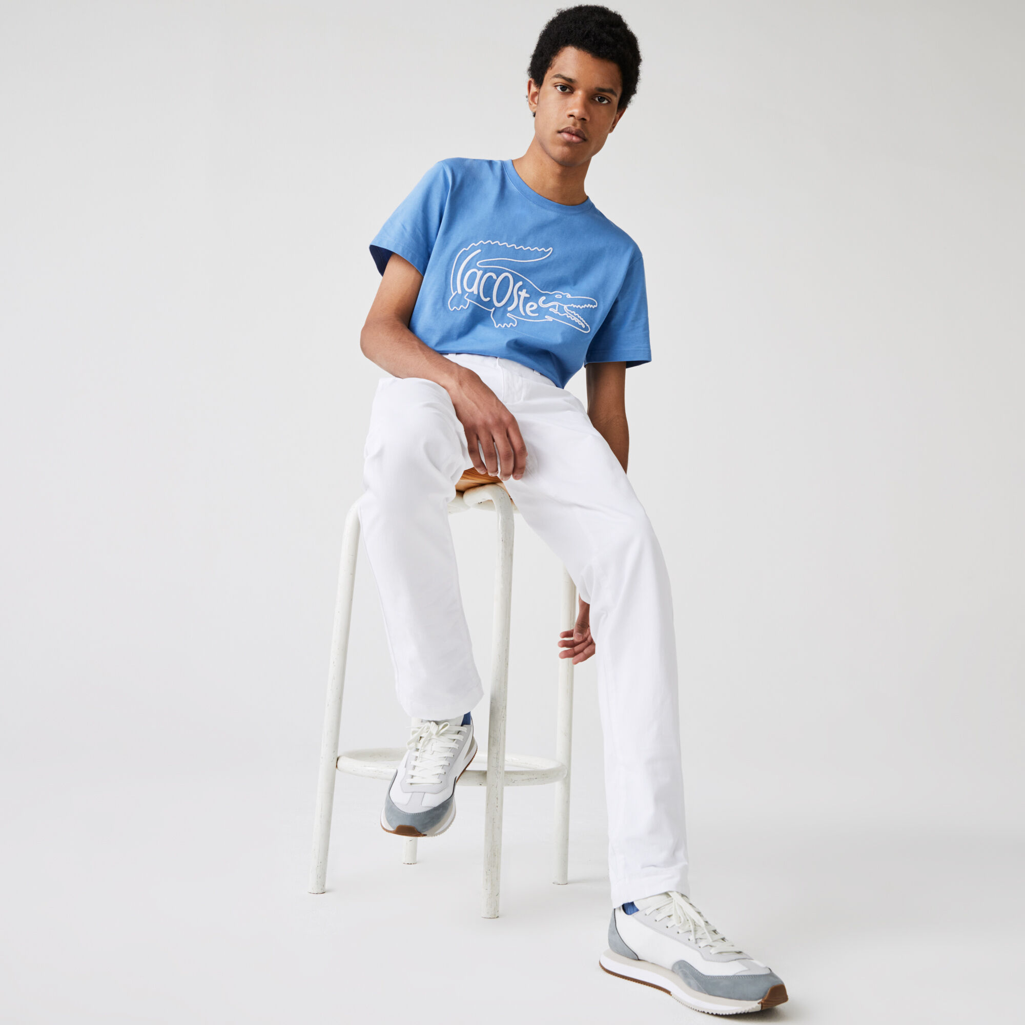 Buy Men s Slim Fit Stretch Gabardine Chino Pants Lacoste EG