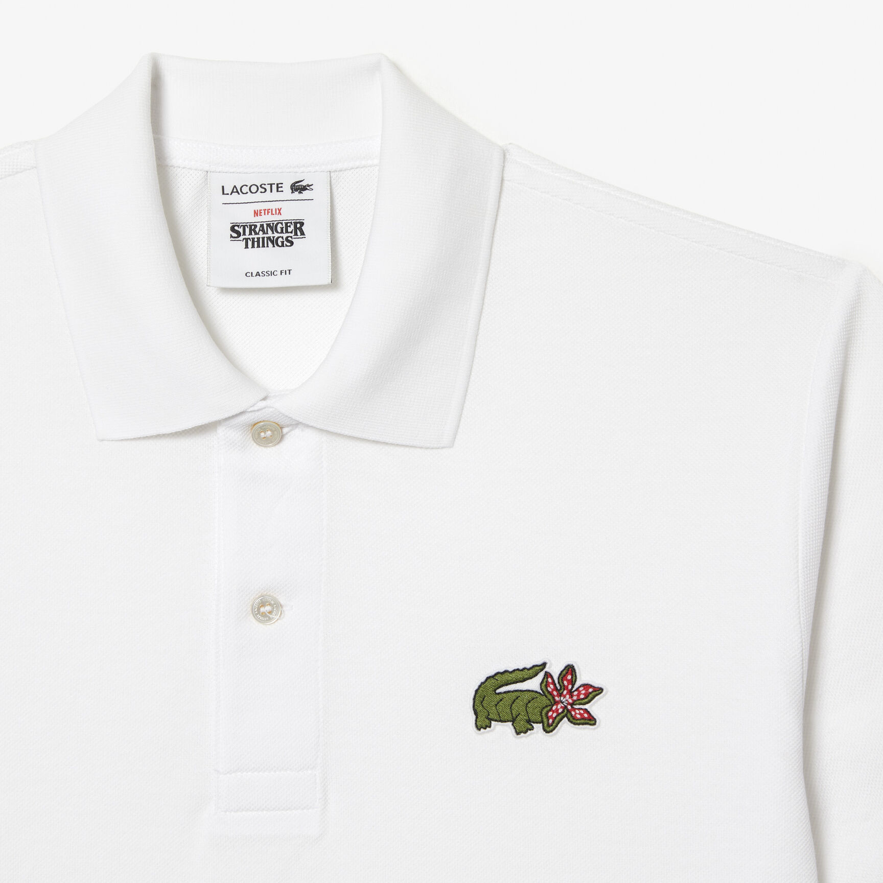 Men&rsquo;s Lacoste x Netflix Organic Cotton Polo Shirt