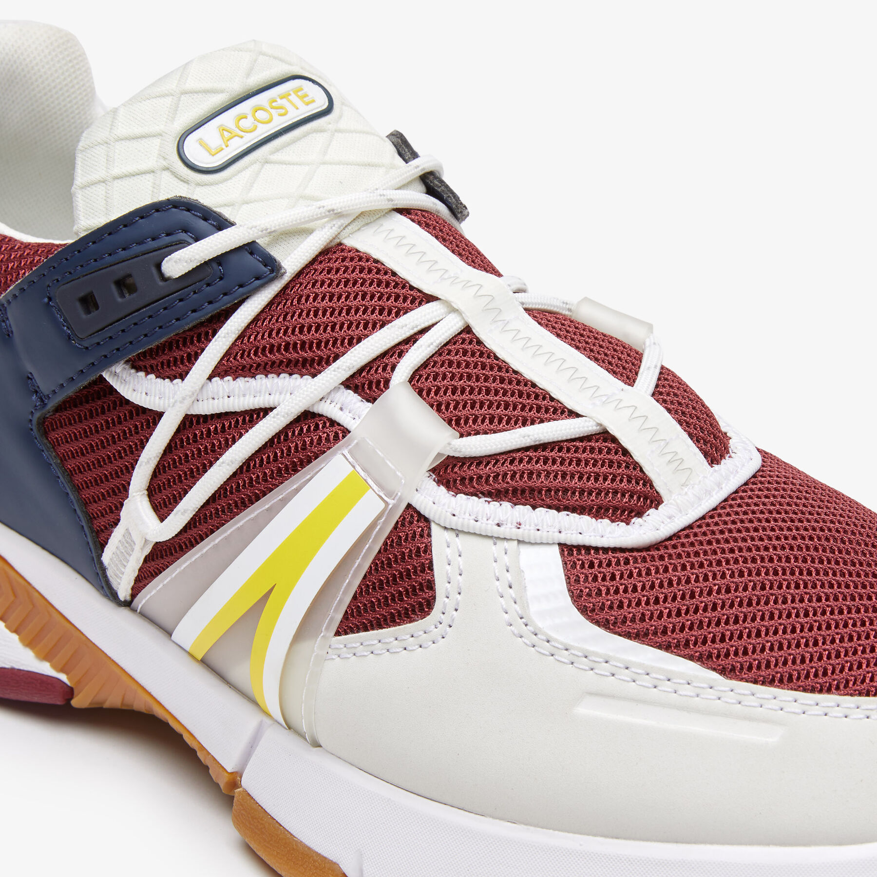 men s lacoste l003 textile color block sneakers
