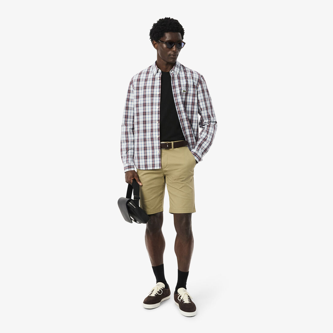 Regular Fit Poplin Plaid Shirt Regular Fit Poplin Plaid Shirt