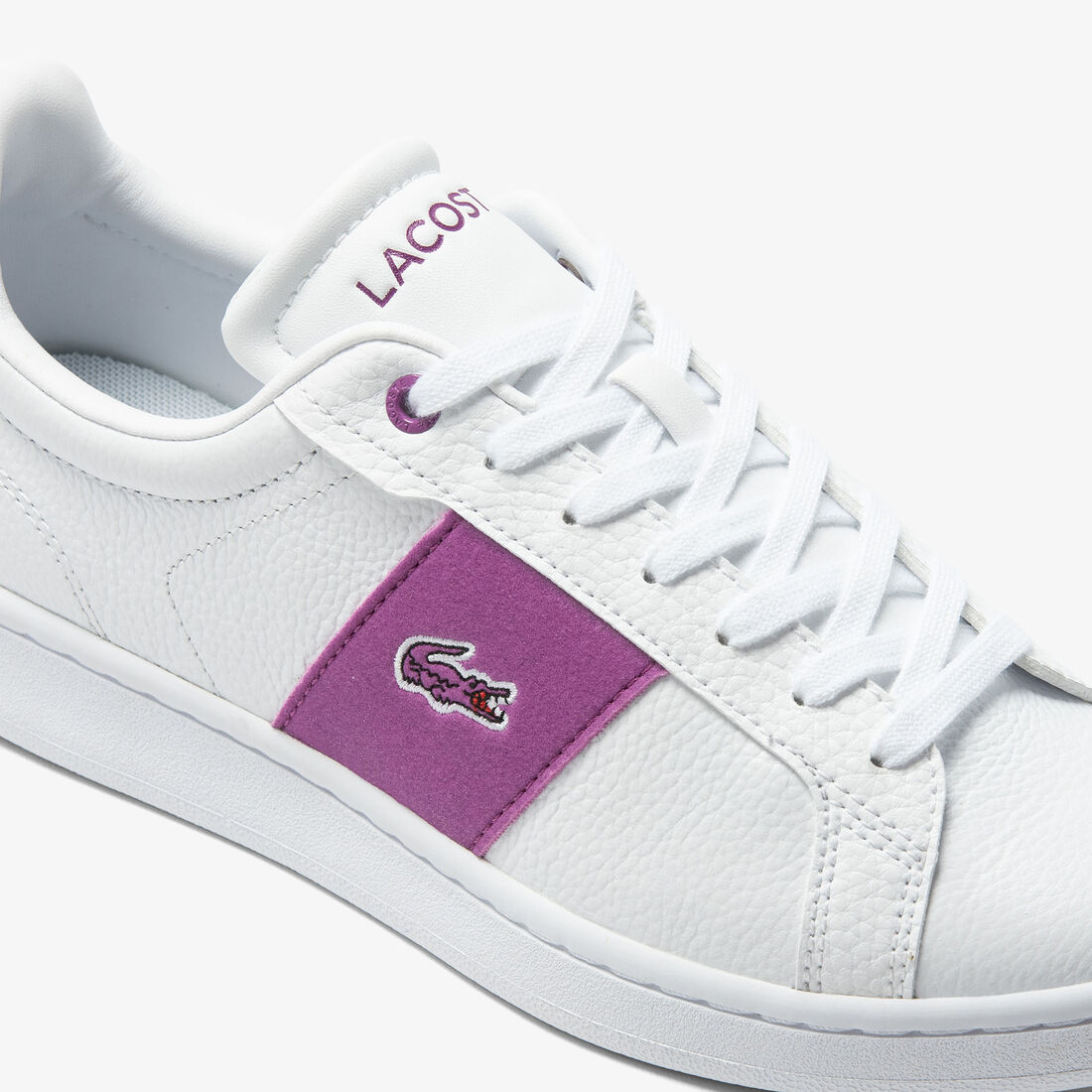Women's Lacoste Carnaby Pro Leather Colour Block Trainers Women's Lacoste Carnaby Pro Leather Colour Block Trainers