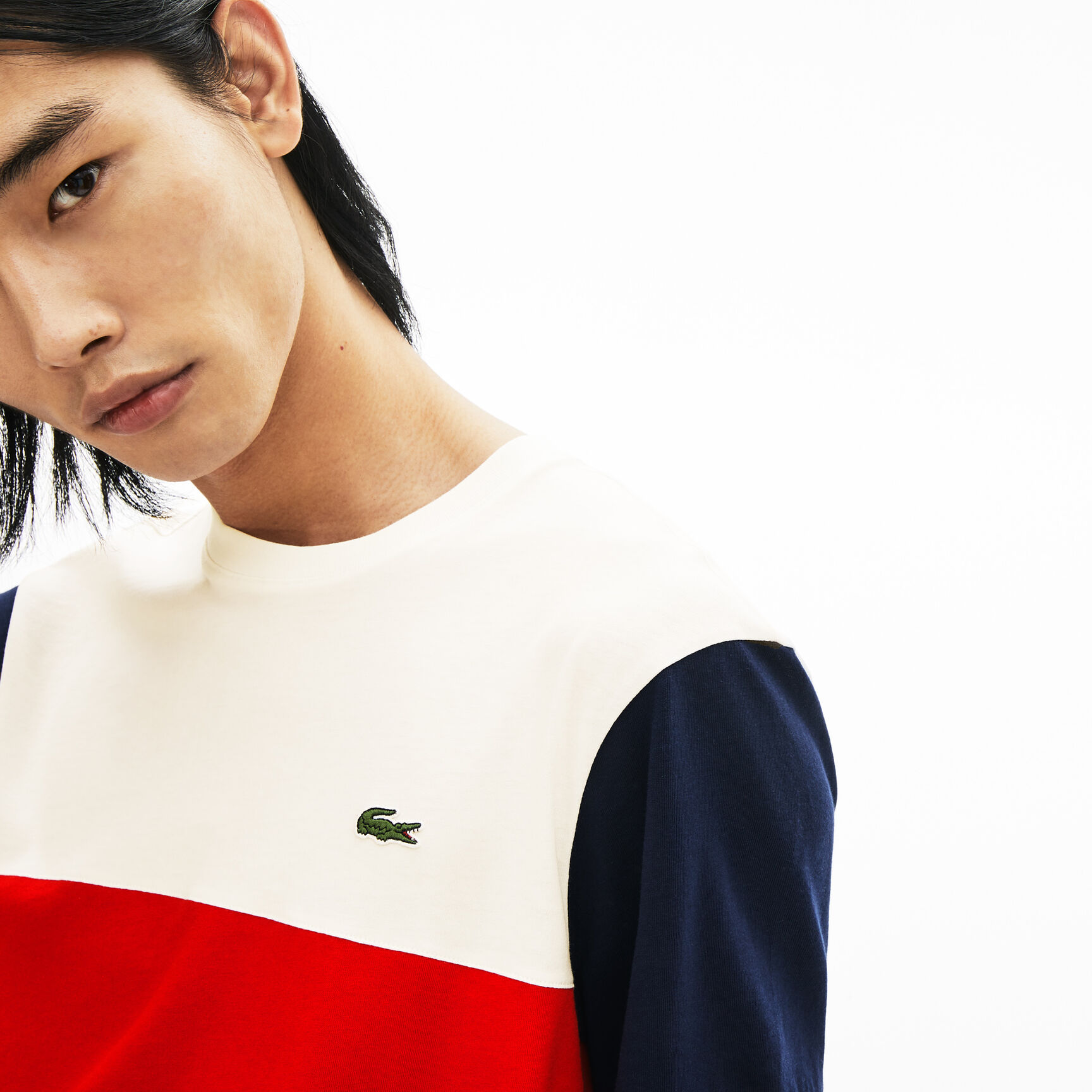 Men's Cotton Colourblock Crew Neck T-shirt