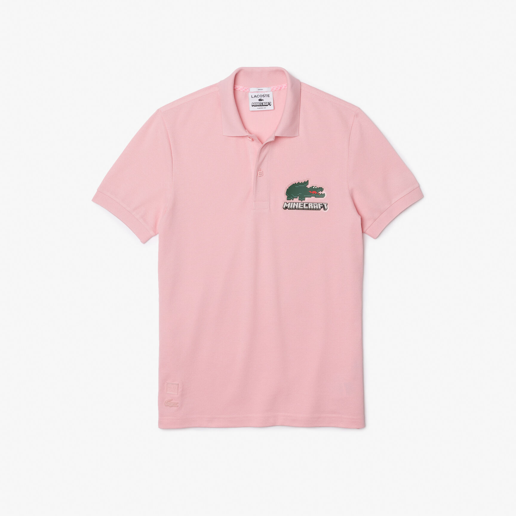 Unisex Lacoste x Minecraft Classic Fit Organic Cotton Polo Shirt Unisex Lacoste x Minecraft Classic Fit Organic Cotton Polo Shirt