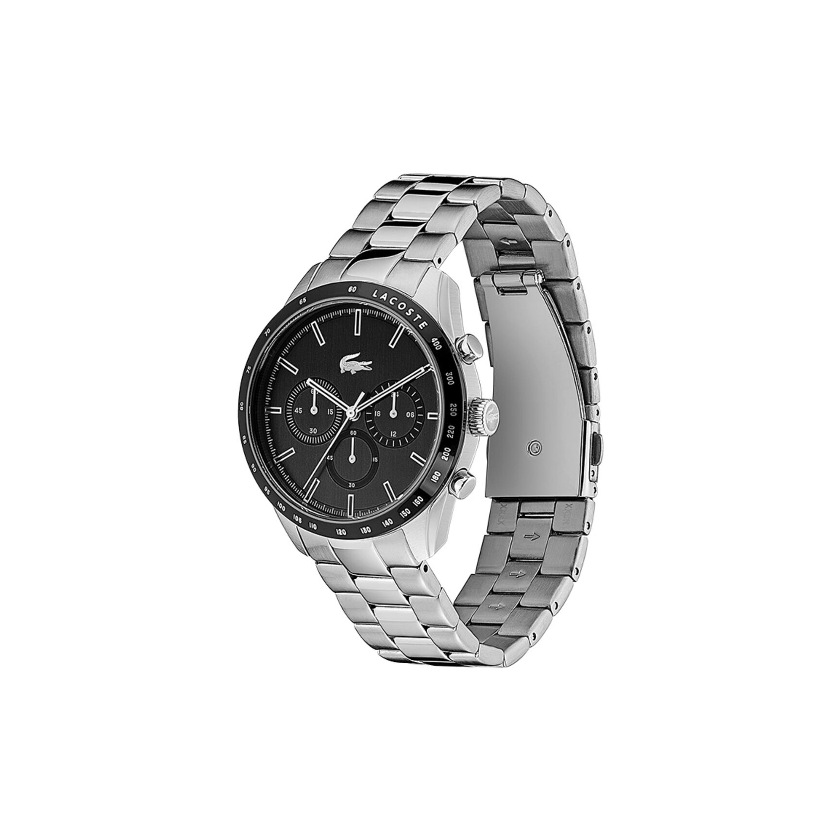 ساعة لاكوست بمينا أسود للرجال مجموعة Lacoste Boston