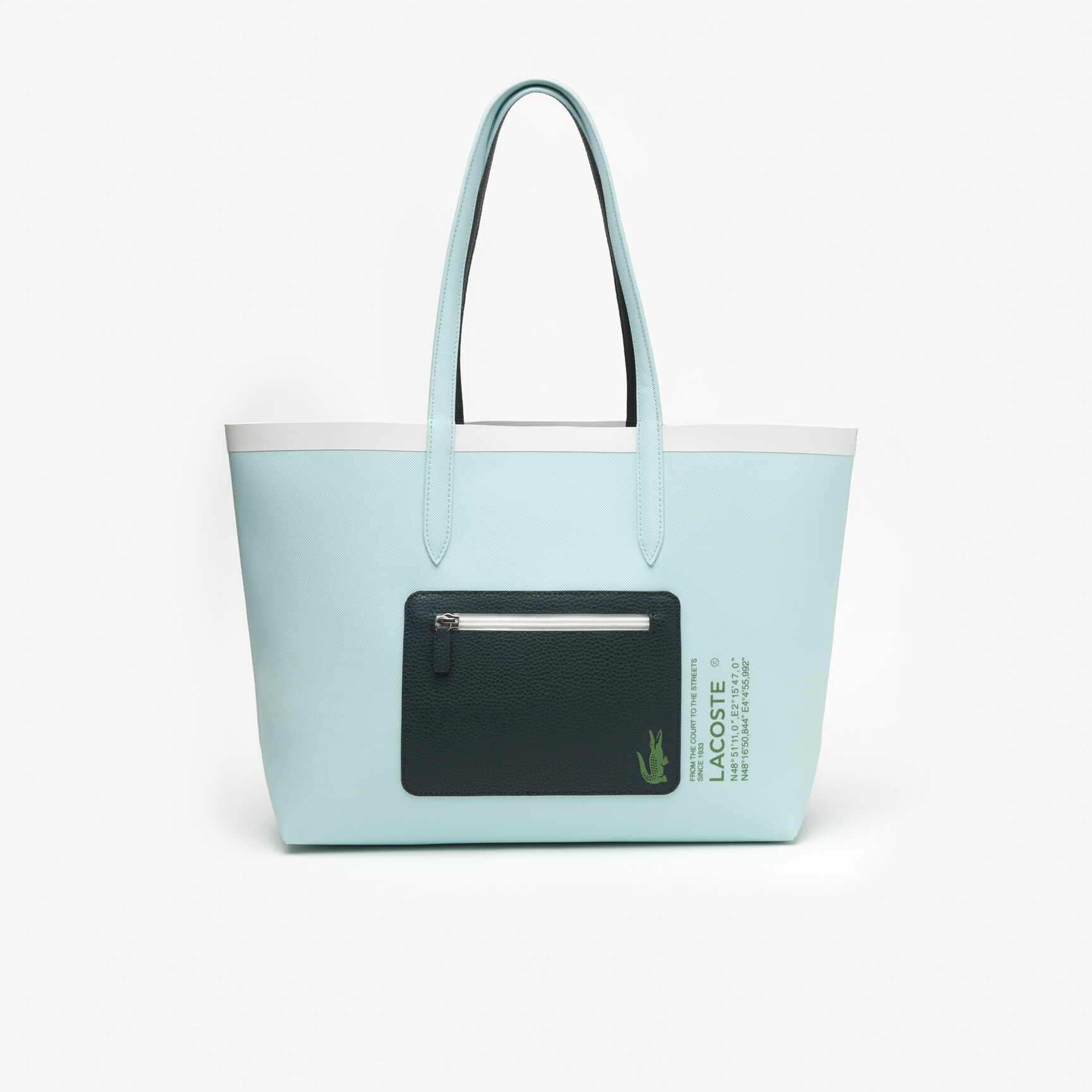 Women&rsquo;s Lacoste Anna Reversible Tote with Zipped Pouch